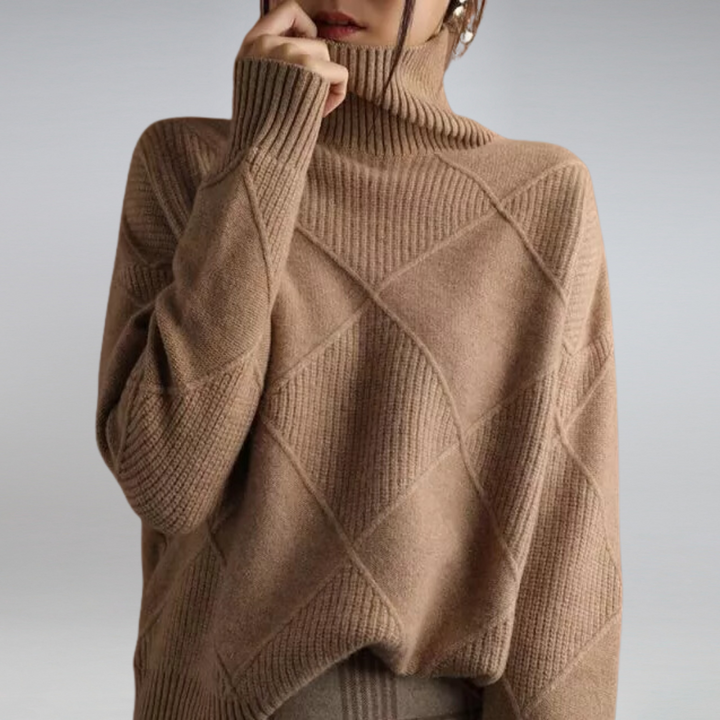 Arabella™ | Sophisticated Cashmere Turtleneck