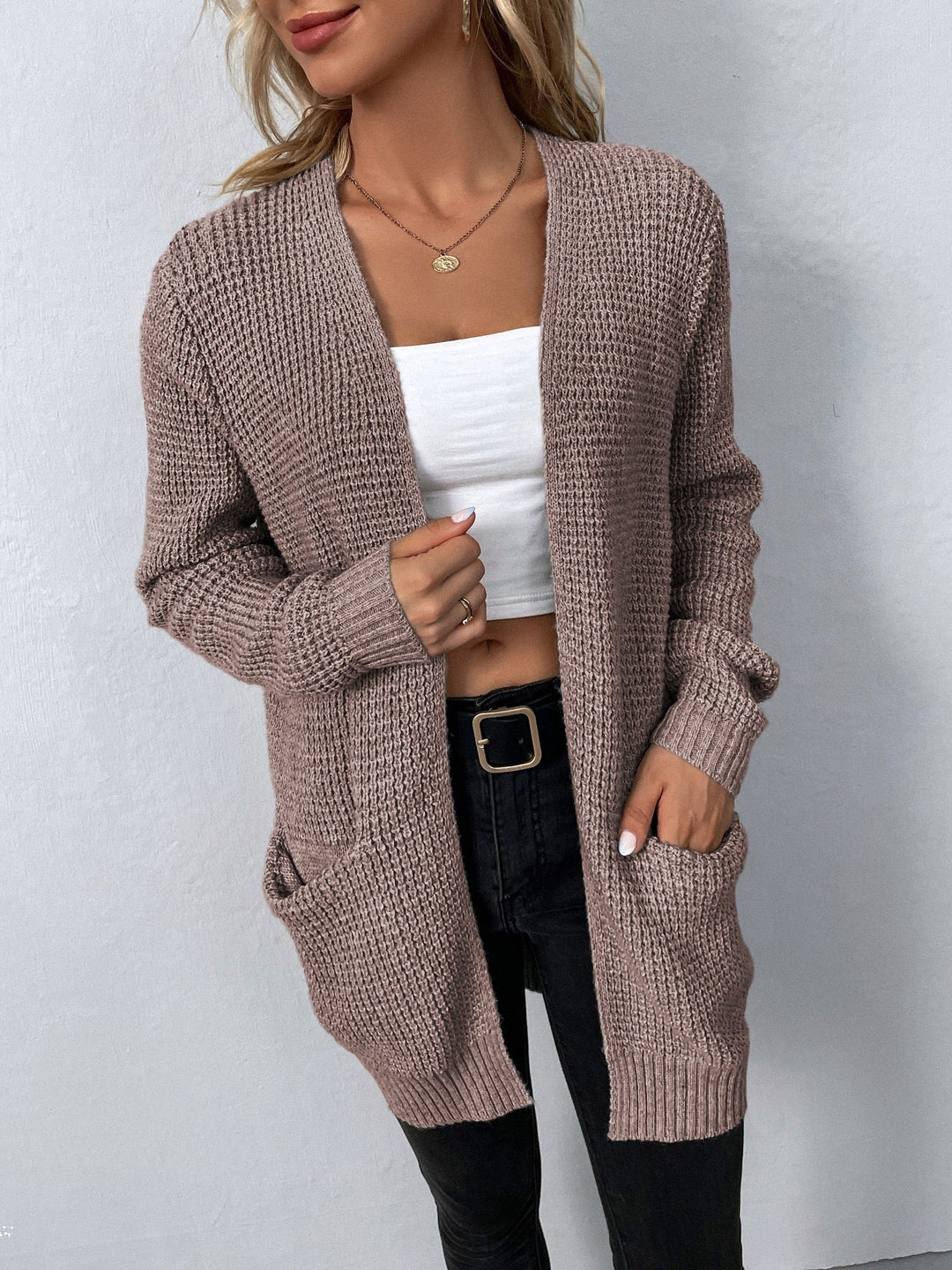 Samantha™ | Chic Long Sleeve Cardigan