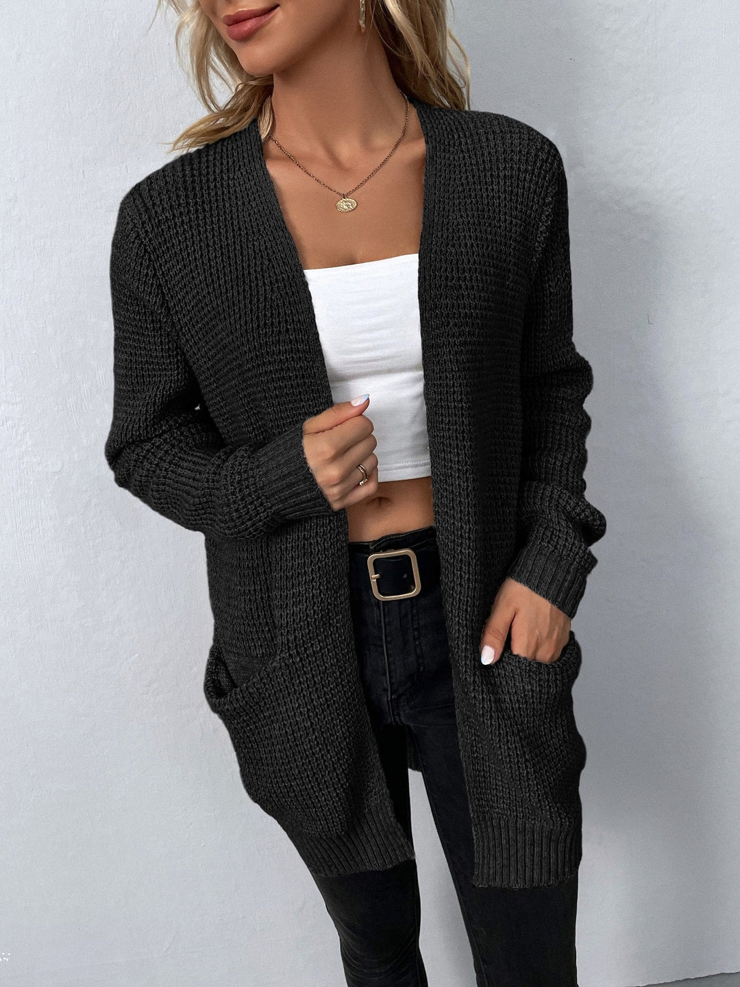 Samantha™ | Chic Long Sleeve Cardigan