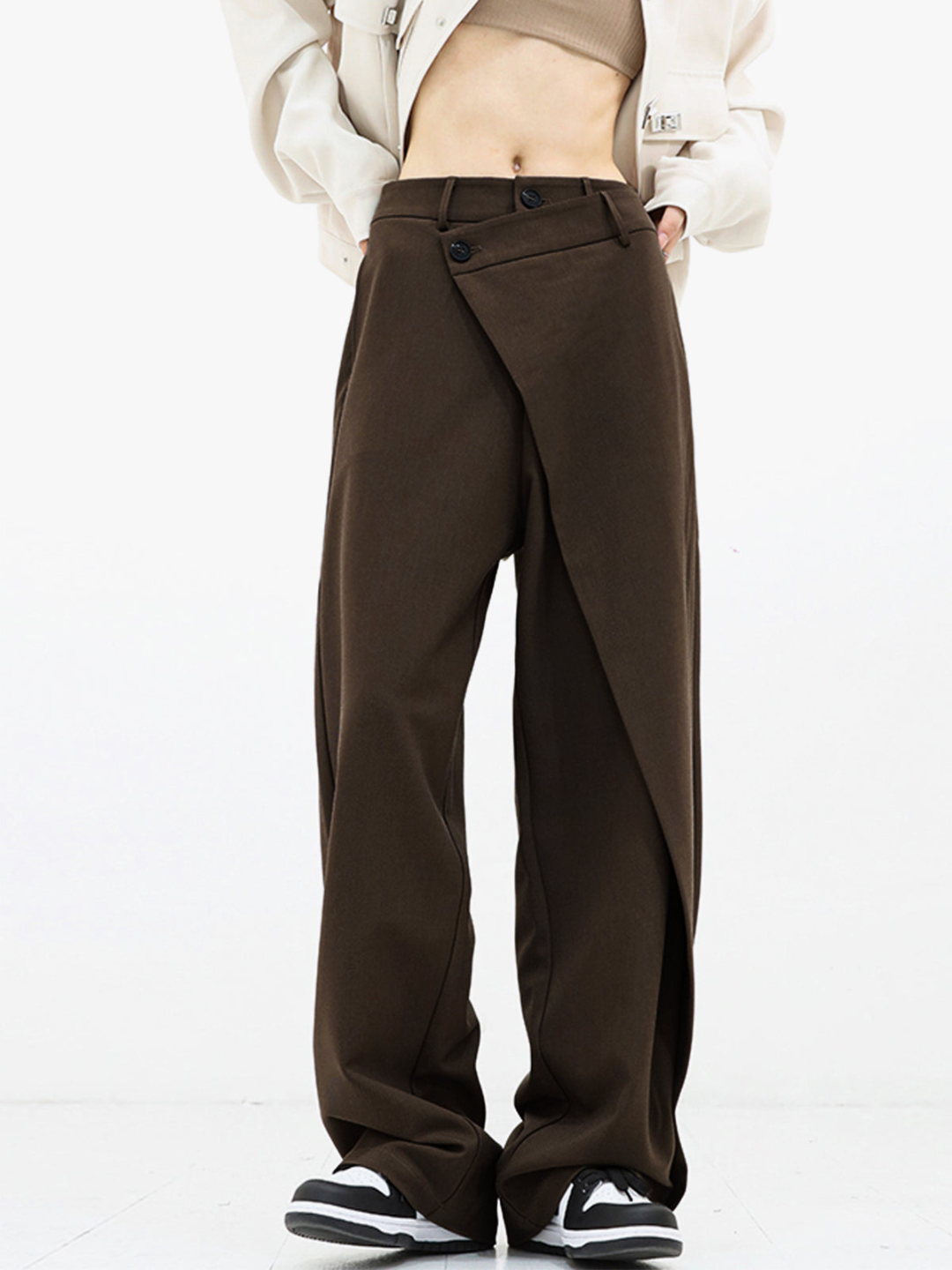 Sophie™ | Asymmetrical Baggy Pants