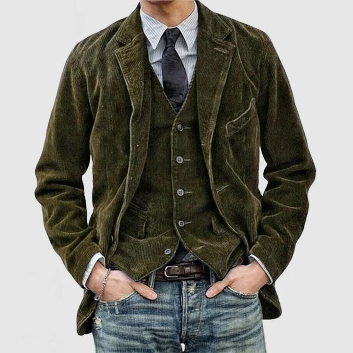 Arthur™ - Elegant Corduroy Blazer and Vest Set