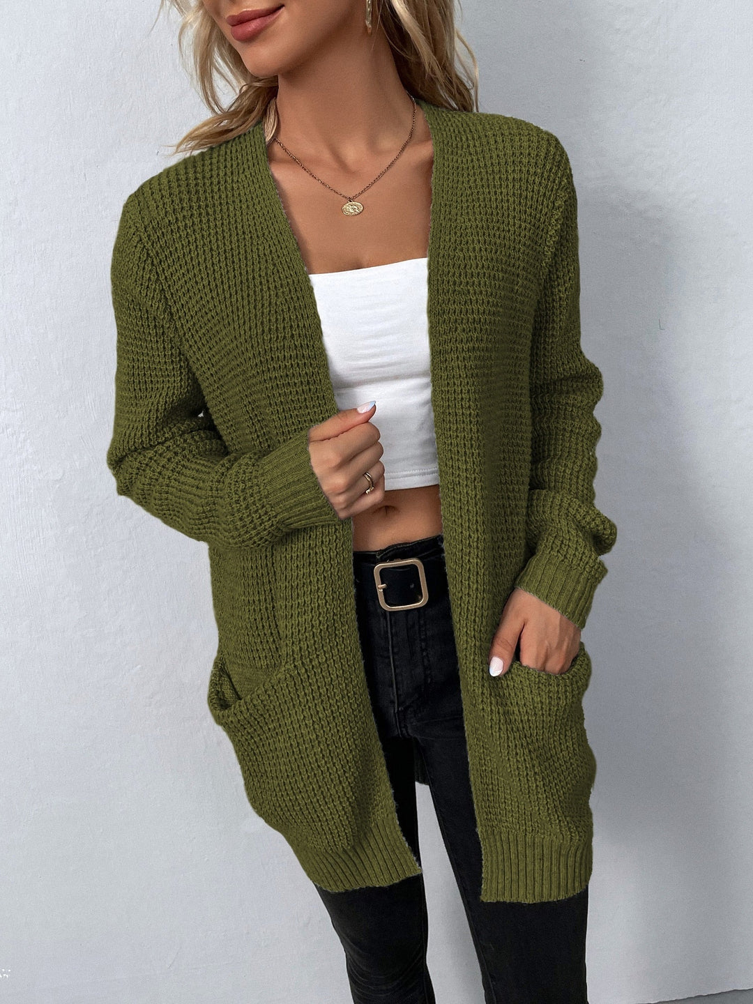 Samantha™ | Chic Long Sleeve Cardigan