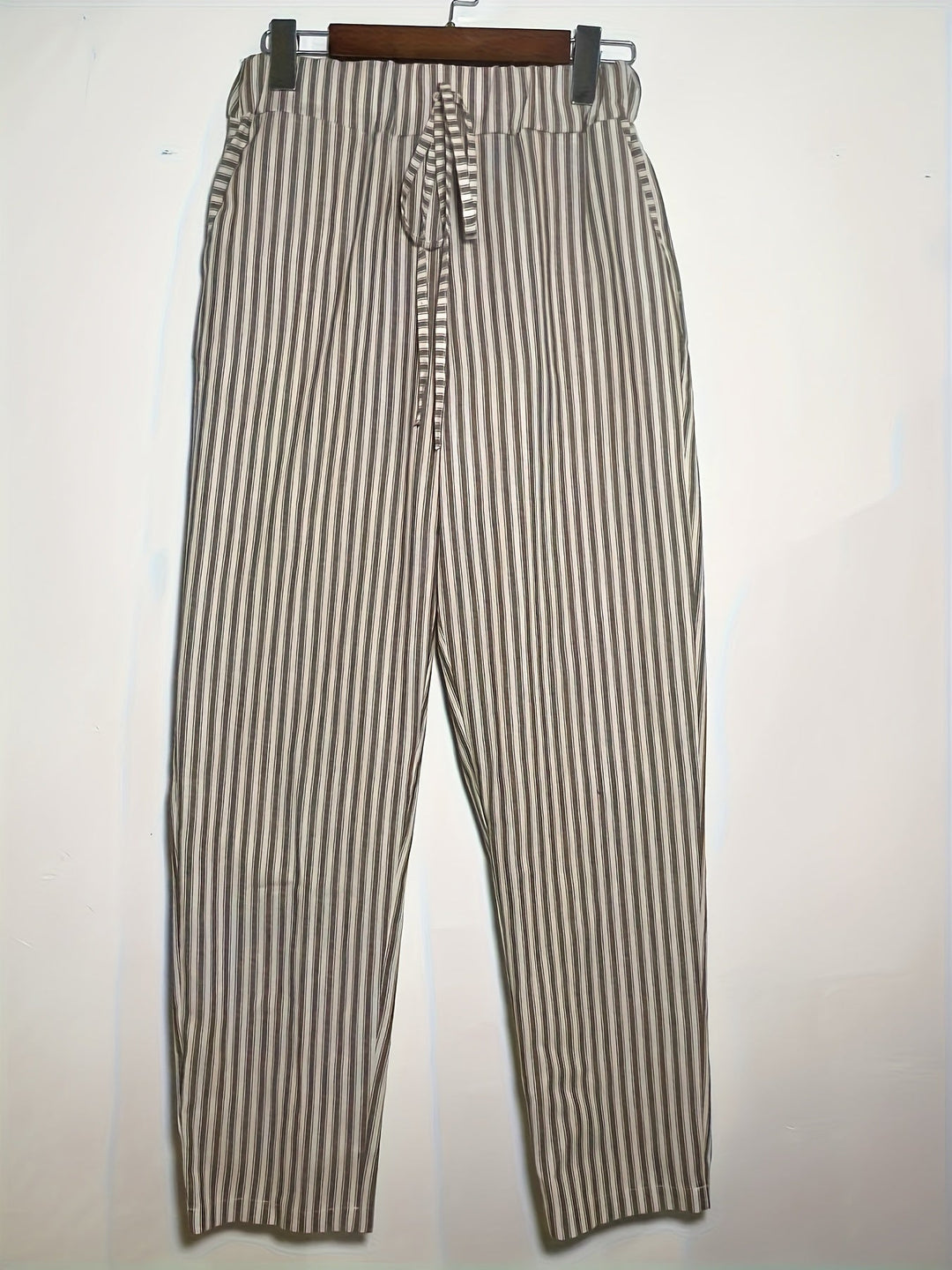 Norah - Striped Summer Trousers