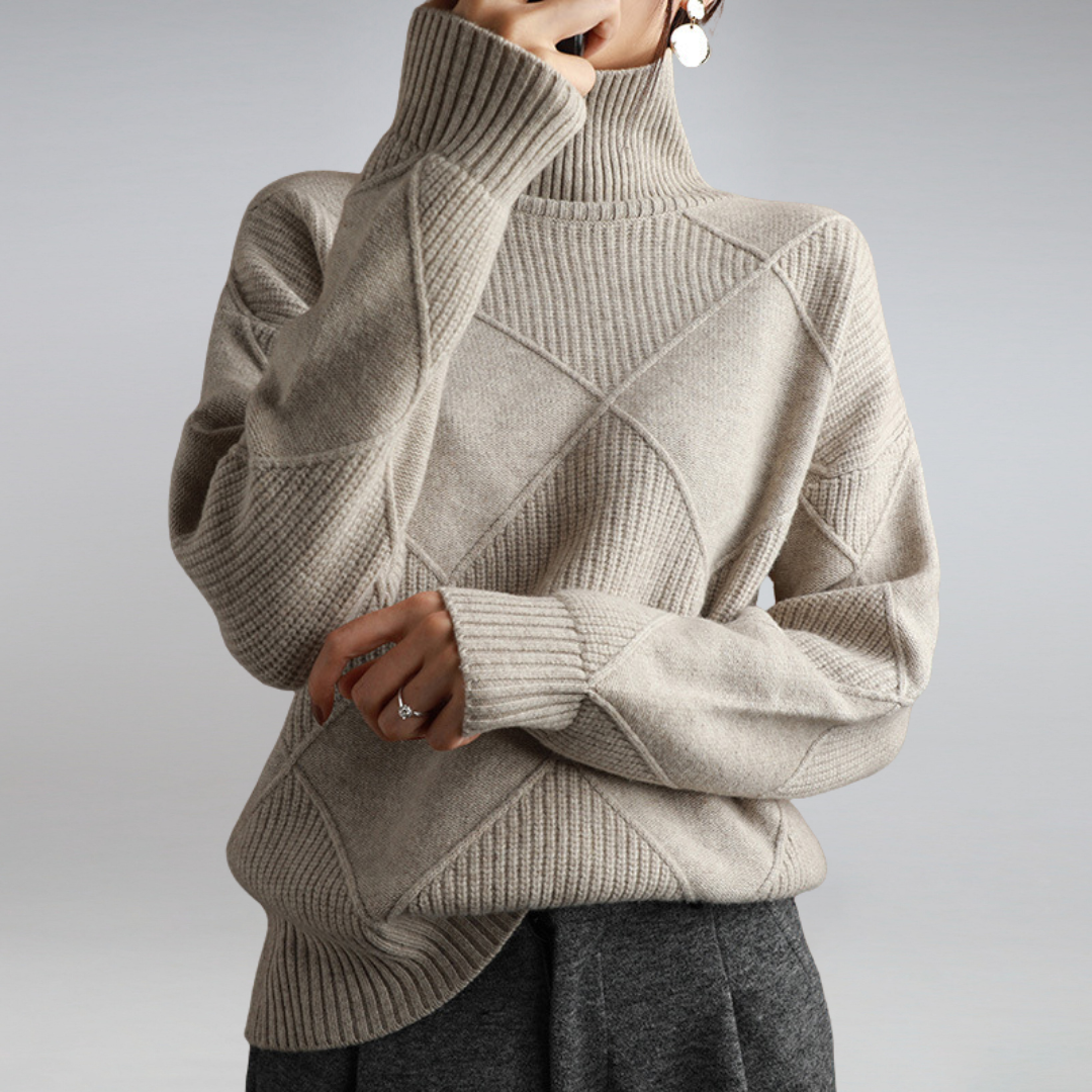 Arabella™ | Sophisticated Cashmere Turtleneck