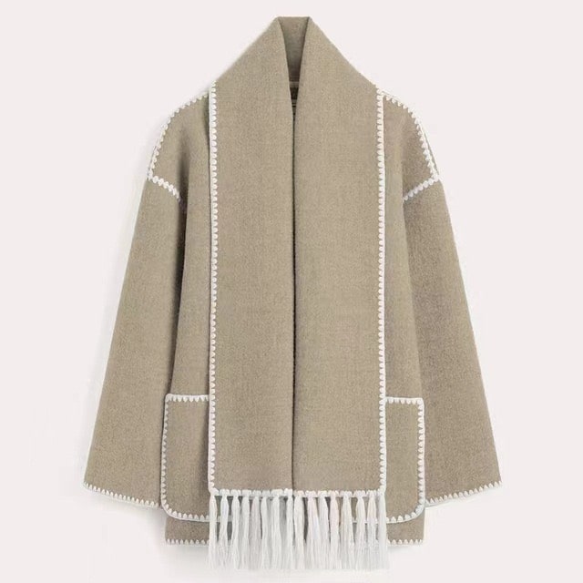 Viona™ | Cozy Wool Cape Jacket