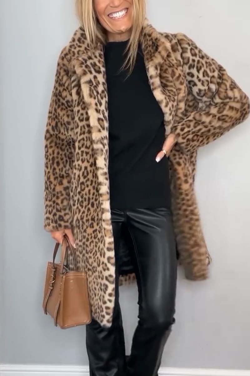 ROSA™ |  Leopard Print Winter Coat