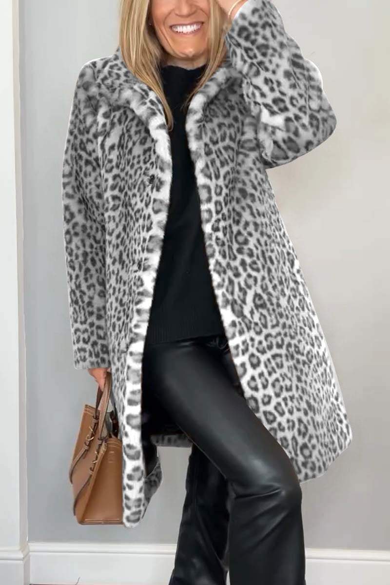 ROSA™ |  Leopard Print Winter Coat