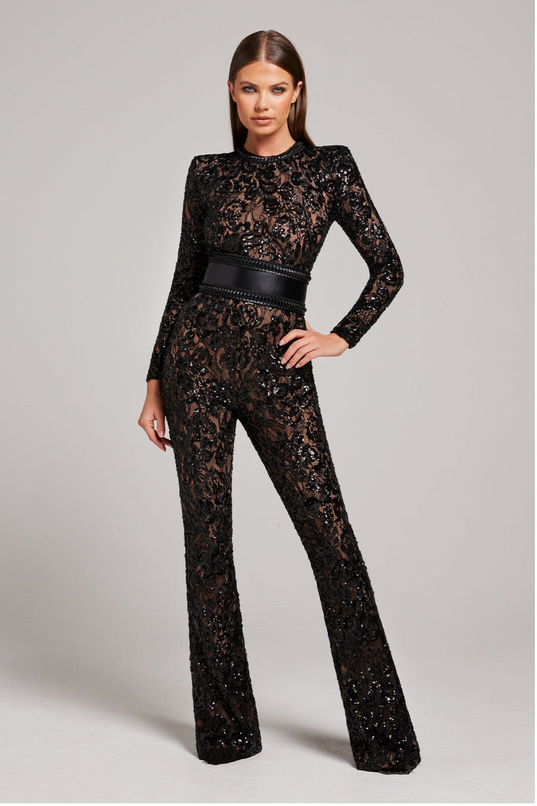 Midnight | Lace Luxe Jumpsuit