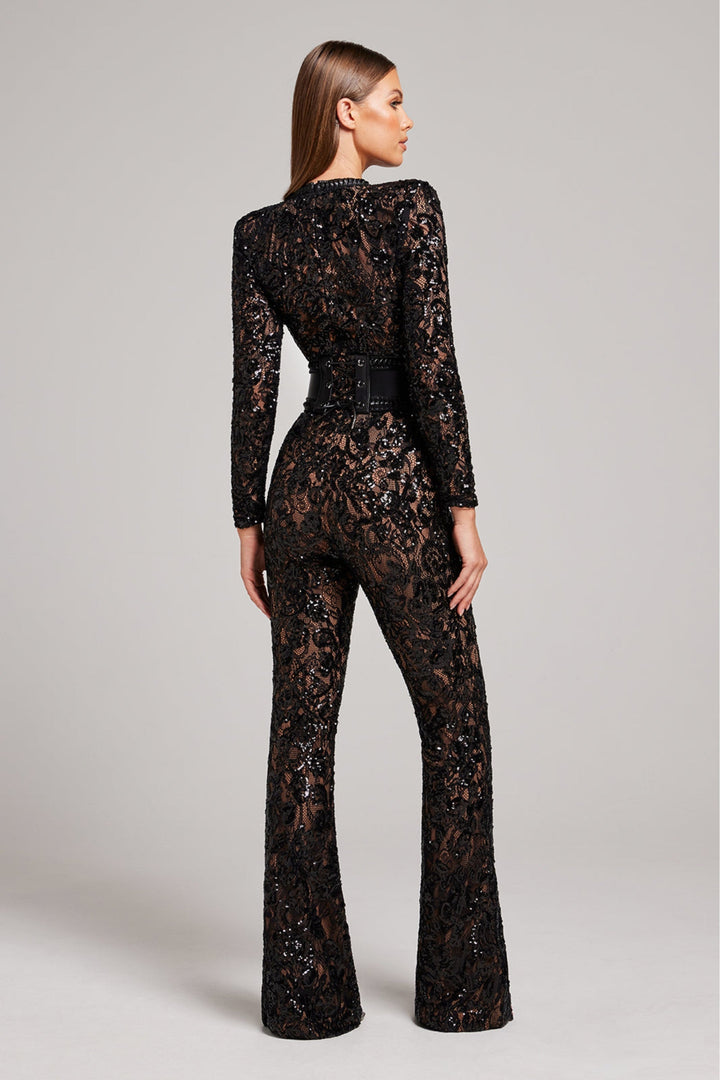 Midnight | Lace Luxe Jumpsuit