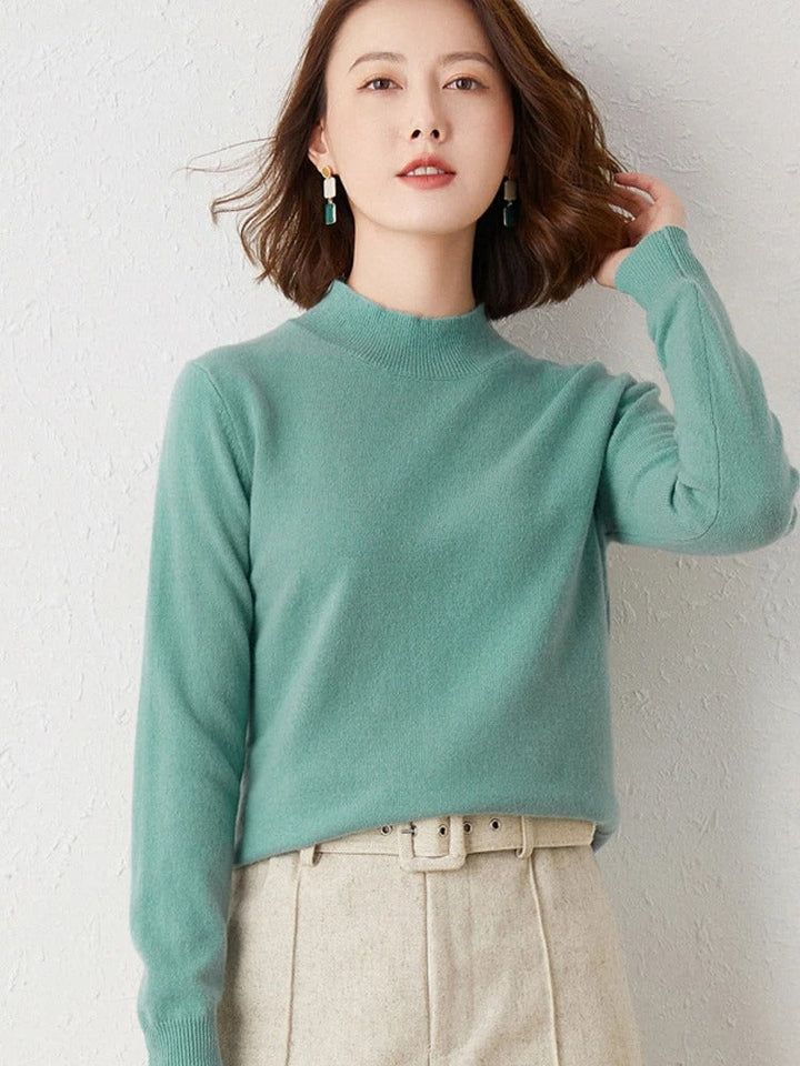 SoftLuxe | 2024 Women's Cashmere Turtleneck Sweater