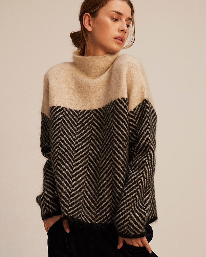 Alice - Cotton Turtleneck Sweater